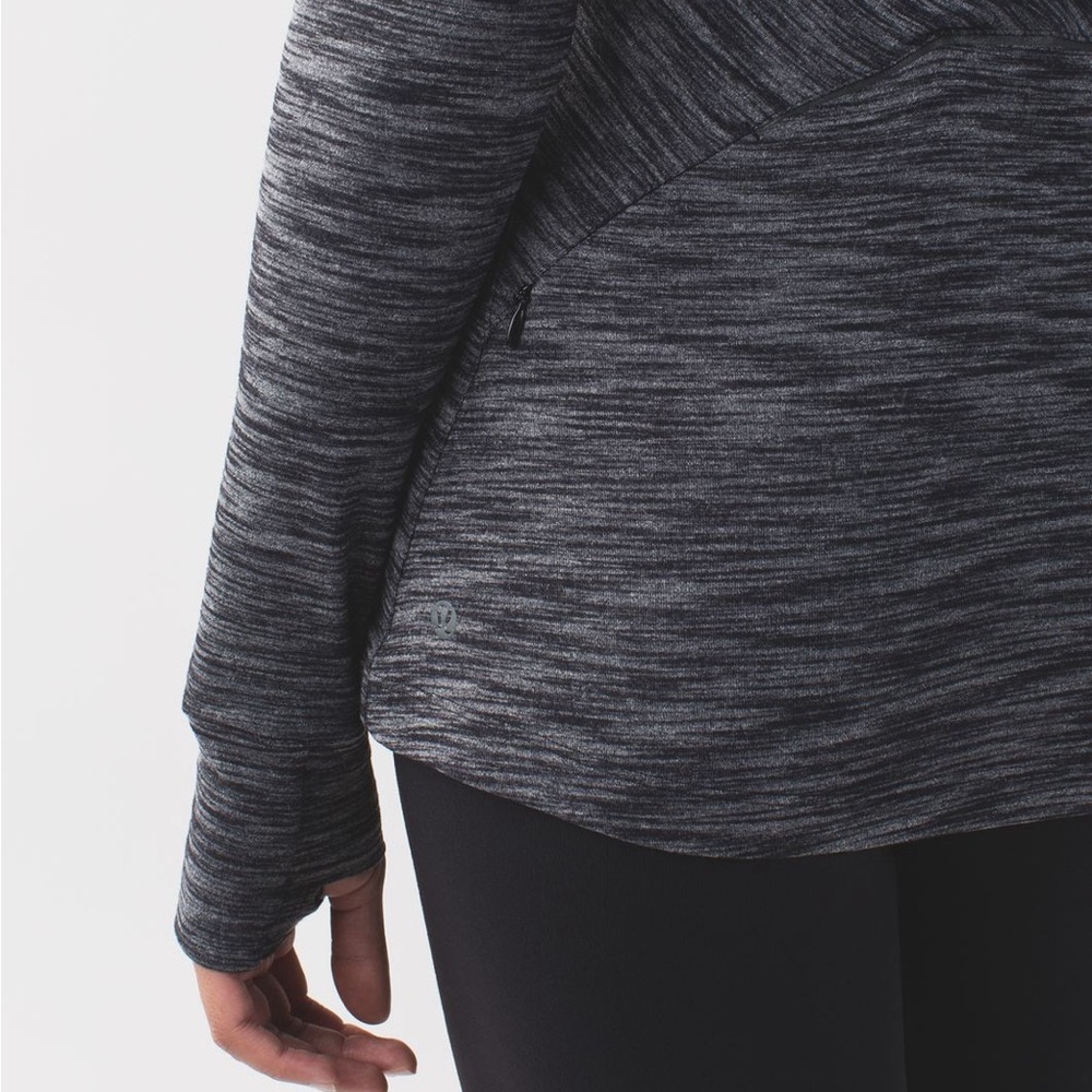 Lululemon & Go Take Off Long Sleeve Mock Neck Top Size 8 - Picture 5 of 10